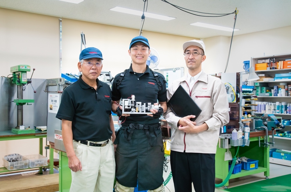 From left to right: Matsui, Okabe and Nakamura