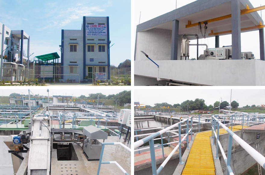 Photo of sewerage treatment plant installed in Salori Allahabad