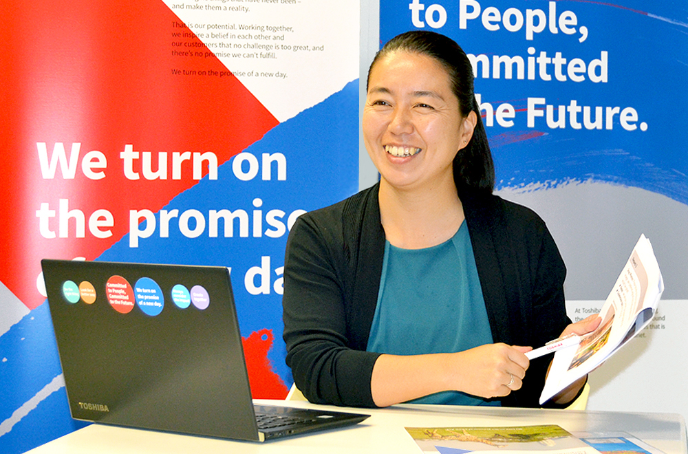 Chika Yamada explains how Toshiba is contributing to stable energy supply in Africa