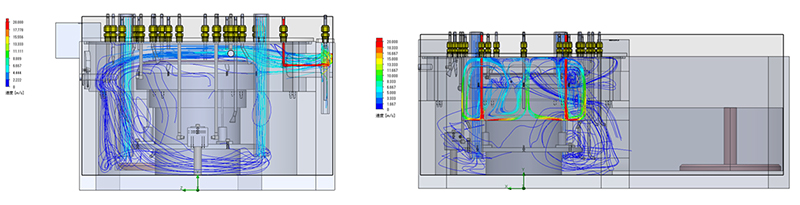 Using simulations to visualize air flows in the chamber won the battle against the invisible enemy