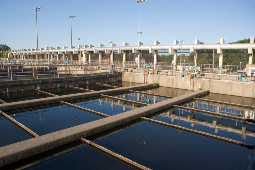 Wastewater goes through multiple phases of purification