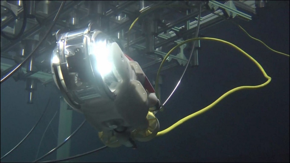 Underwater swimming robot