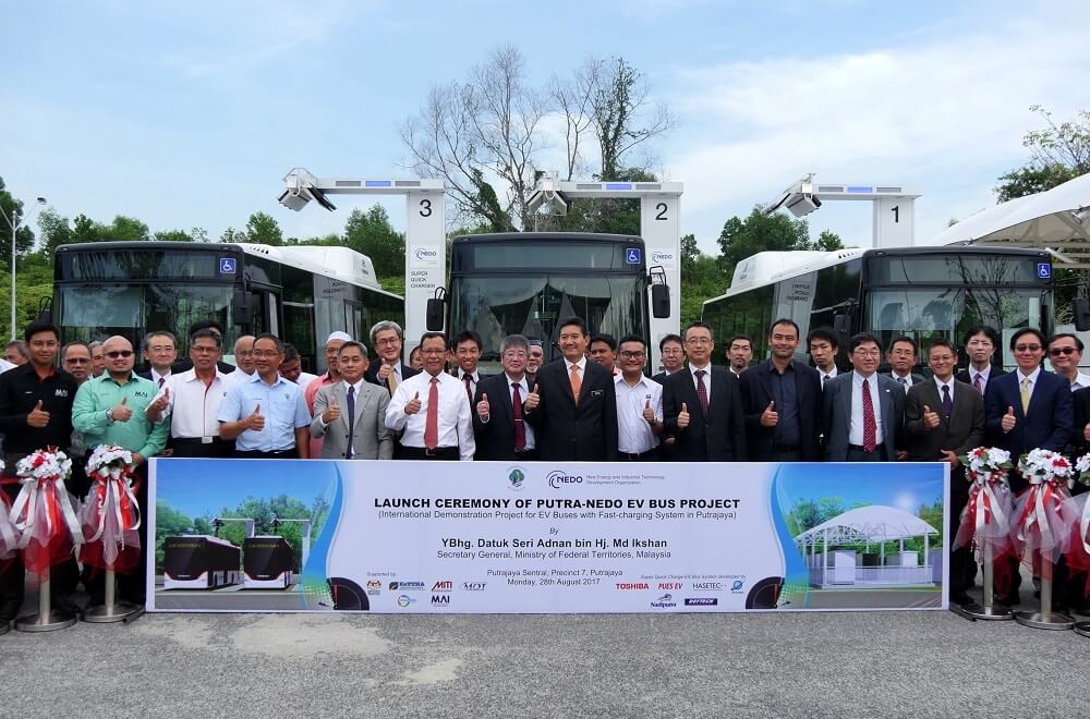 Launch Ceremony for the EV Bus Project