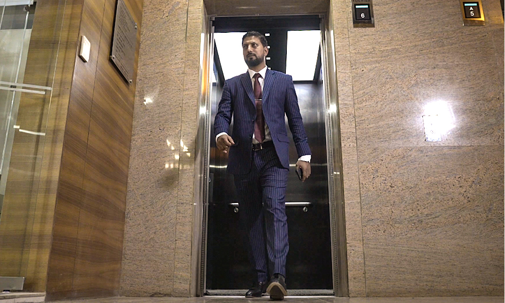 Farhan Javed at work