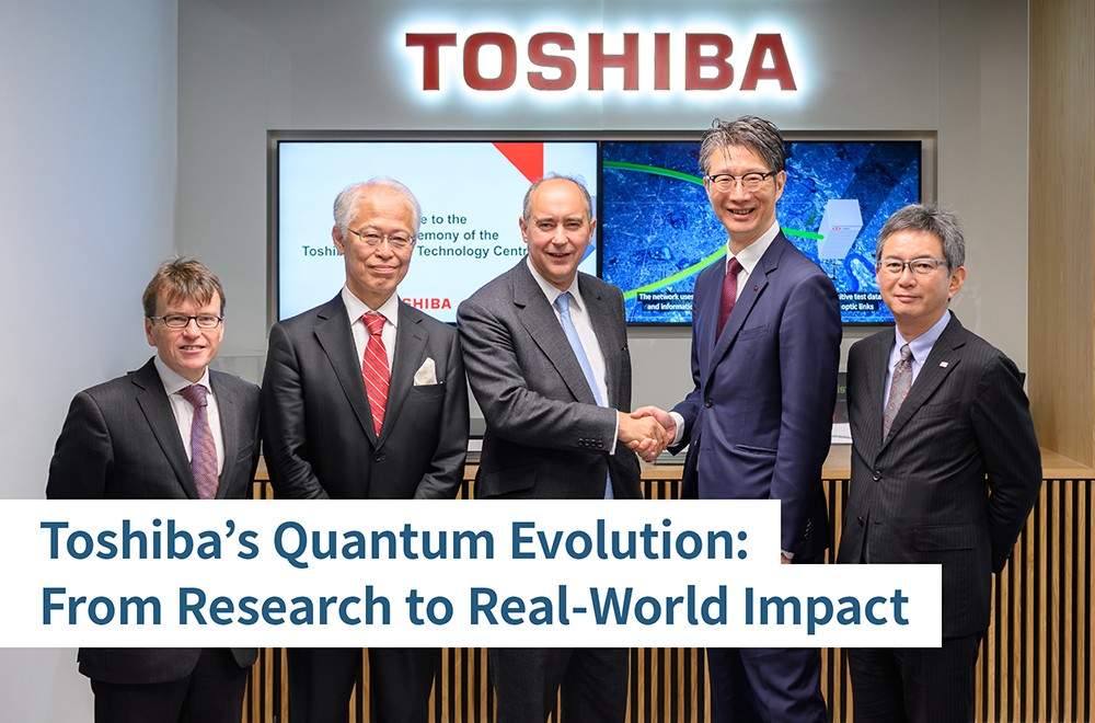 Toshiba’s Journey from Research to Commercialisation of Quantum Technologies