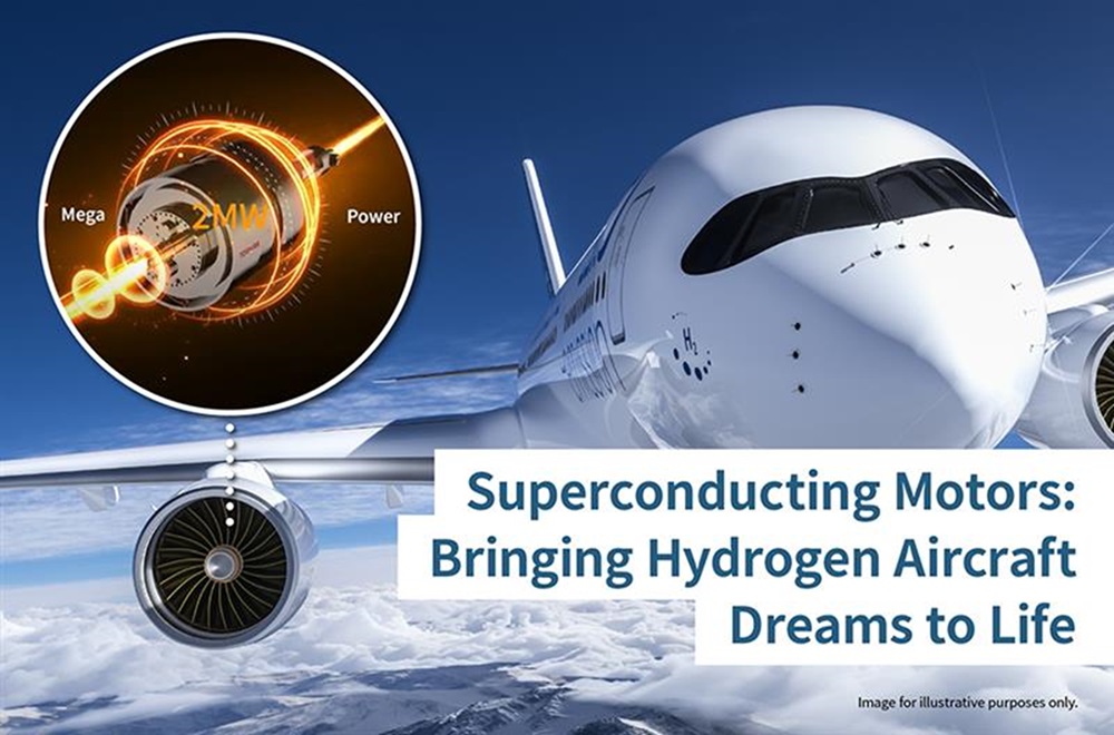 Realizing the Dream of Hydrogen-Powered Flight with a Superconducting Motor Partnering with Airbus to Make it Happen