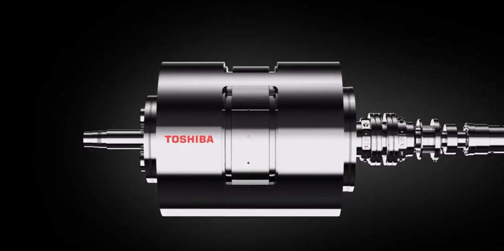 Image of Toshiba's superconducting motor