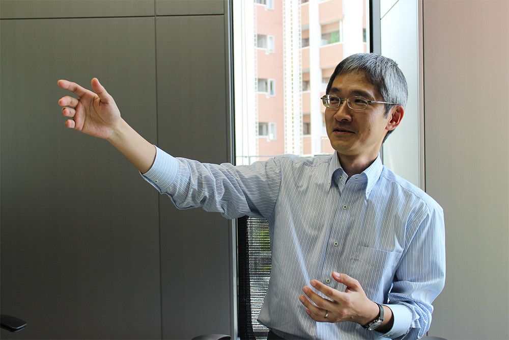 声デザインの生みの親である鈴木優氏。東芝 インダストリICTソリューション社で商品企画を担当している。
