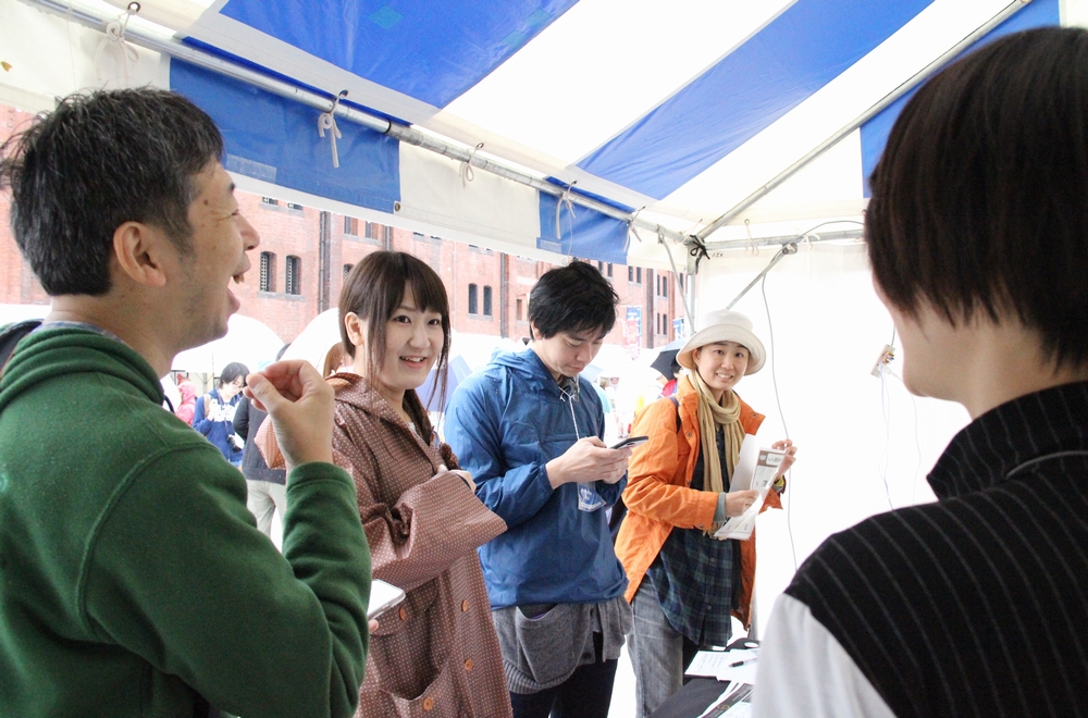 10月21、22日に東京湾大感謝祭にてManhoo!の実証実験が行われた