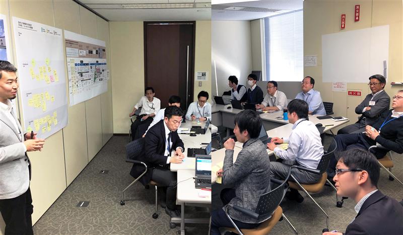 ワークショップを実施し、課題や将来のあるべき姿を共有した